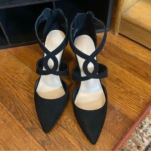 Kelly & Katie Evie Pumps Black Suede Size 6.5